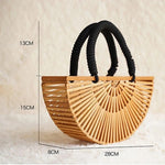 Load image into Gallery viewer, Vintage Bamboo Woven Handbag
